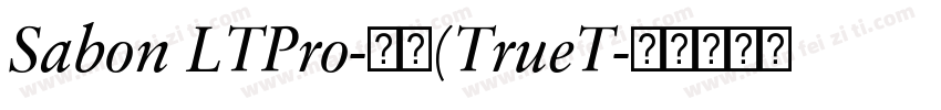 Sabon LTPro-常规(TrueT字体转换